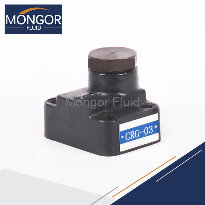 Right Angle Hydraulic Check Valve Block CRG-03 06 10-50