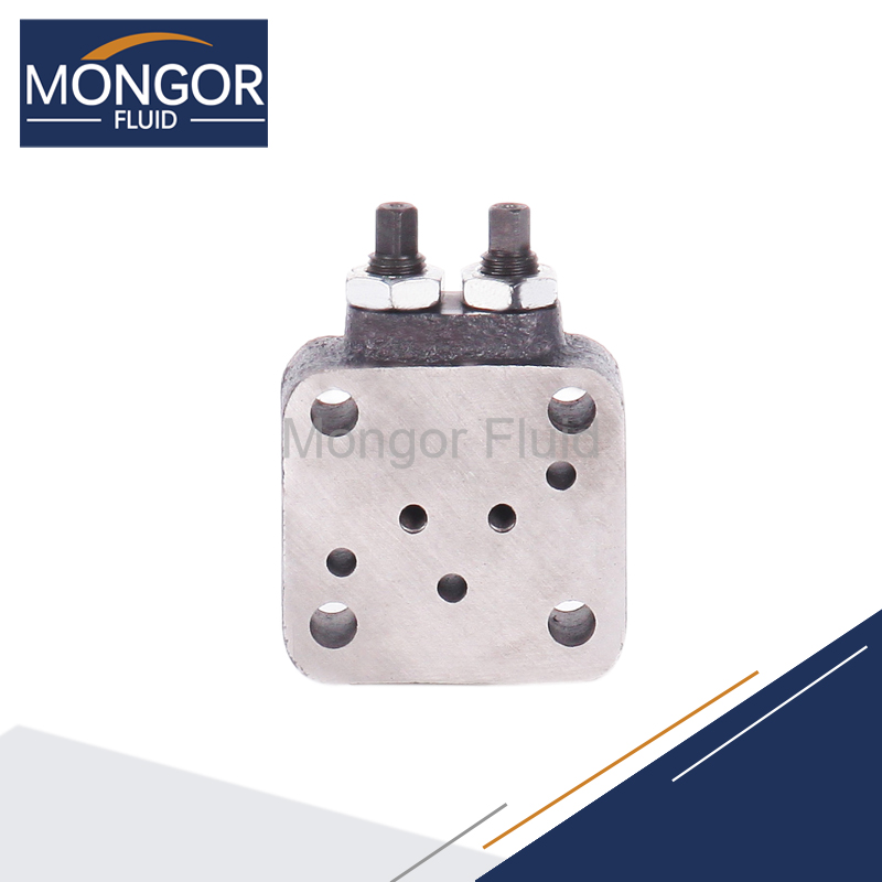 Single And Double Damping EF2-B6H Flow Throttle Valve Block