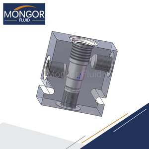 T5-1/2/3 Standard Socket Valve Aluminum Block